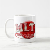 RBC MLT LABORATORY SWOOSH LOGO - MED LABRADOR TECH KAFFEETASSE (Links)