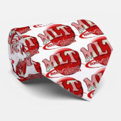 RBC MLT LABORATORY SWOOSH LOGO - MED LABRADOR TECH KRAWATTE (Gerollt)