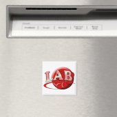 RBC MLT LABORATORY SWOOSH LOGO - MEDICAL KLINICAL MAGNET (In Situ (Geschirrspüler))