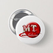 RBC MT LABORATORY SWOOSH LOGO - MEDIZINTECHNIK BUTTON (Vorne & Hinten)