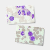 RBCs WBCs Slide Microscope Hämatology Labrador Ausweis (Vorder- & Rückseite)