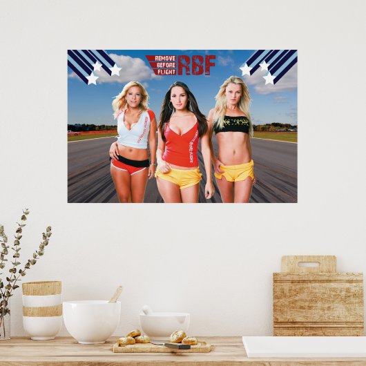 RBF-Kalenderübersichtskarte Poster (Küche)