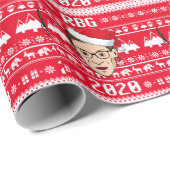 RBG 2020 Ugly Christmas Sweater Geschenkpapier (Rolleneckpunkt)