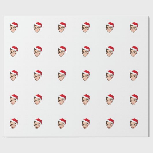 RBG 2020 Ugly Christmas Sweater Geschenkpapier (Flach)