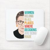 RBG, Abstimmung am Obersten Gerichtshof, Ruth Bade Mousepad (Mit Mouse)