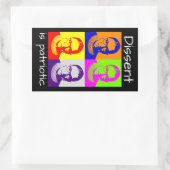 RBG-Aufkleber Rechteckiger Aufkleber (Tasche)