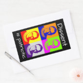 RBG-Aufkleber Rechteckiger Aufkleber (Umschlag)