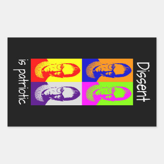 RBG-Aufkleber Rechteckiger Aufkleber