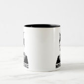 RBG BLACK - Ruth Bader Ginsburg Zweifarbige Tasse (Mittel)