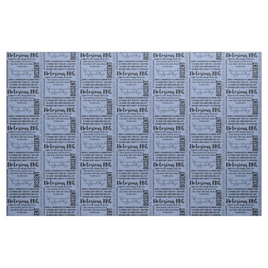 RBG Blau Stoff (Fat Quarter (45,7 x 55,9 cm))