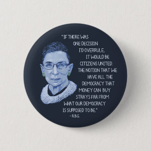 RBG Citizens United Button
