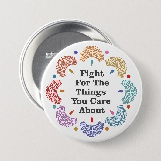 RBG Collar Mandala Button (Vorne & Hinten)