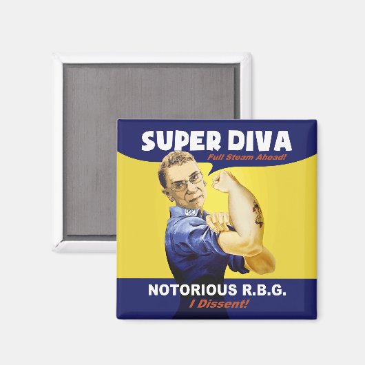 RBG die Konkurrenz Magnet (Vorderseite/Rückseite)