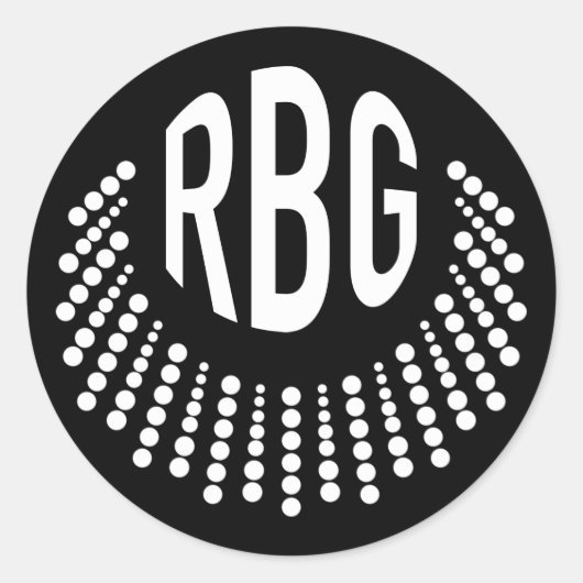 RBG Dissent Necklace | Aufkleber (Vorderseite)