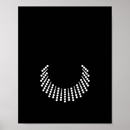 RBG Dissent Necklace | Poster | Verschiedene Größe (Vorne)