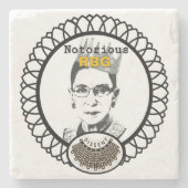 RBG Dissent Untersetzer, RBG Untersetzer, abweiche Steinuntersetzer (Vorderseite)