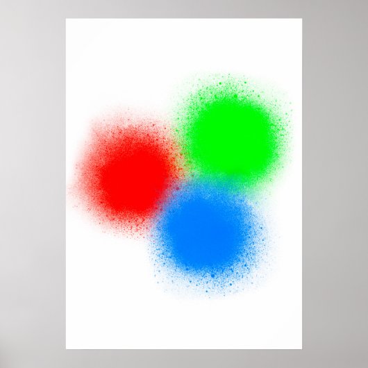 RBG Farben WallArt Poster (Vorne)
