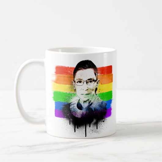RBG-Flag Graffiti Kaffeetasse (Links)