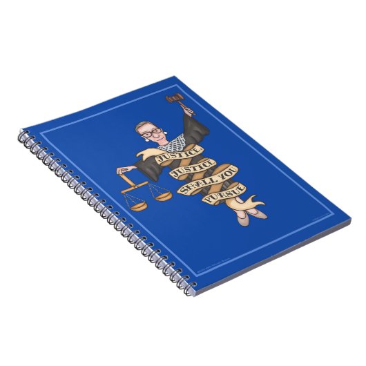 RBG "Gerechtigkeit, Gerechtigkeit soll dir folgen" Notizblock (Rechte Seite)