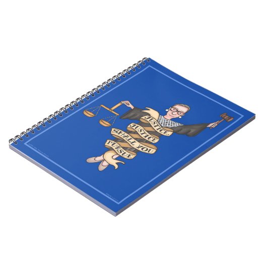 RBG "Gerechtigkeit, Gerechtigkeit soll dir folgen" Notizblock (Linke Seite)