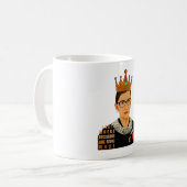 RBG I Dissent Ruth Bader Ginsburg Kaffeetasse (Vorderseite Links)