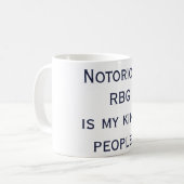 RBG ist meine ein bisschen Völker-Tasse Kaffeetasse (Vorderseite Links)
