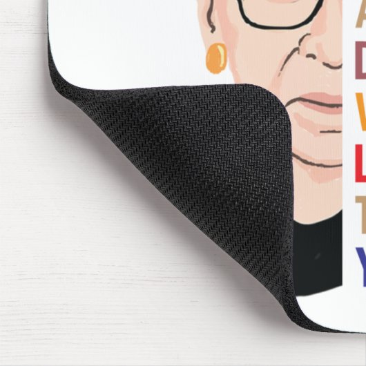 Rbg Quotes, Kämpfe um die Dinge, die dir wichtig s Mousepad (Ecke)