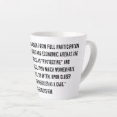 Rbg Quotes, Rbg Tasse, Ruth Bader Ginsburg Milchtasse (Rechte Ecke)