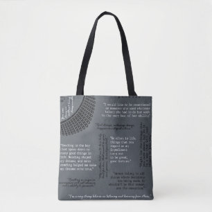 RBG-Quotes - Ruth Bader Ginsburg - Schulter-Tasche Tasche