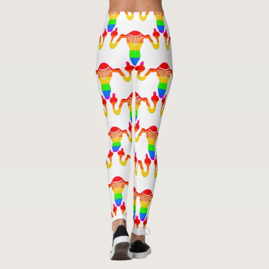 RBG Rainbow Uterus  Leggings (Rückseite)