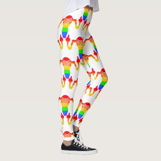 RBG Rainbow Uterus Leggings (Rechts)