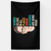 RBG, RBG Quote, Ruth Bader Ginsburg Banner (Vertikal)
