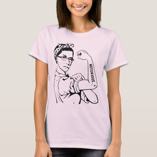 RBG/Rosie Mash Up - Notorische RBG T-Shirt (Vorderseite)