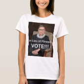 RBG RUTH BADDER GINSBURG STIMME T-Shirt (Vorderseite)