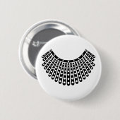 RBG Ruth Bader Ginsburg Dissenting Collar Button (Vorne & Hinten)