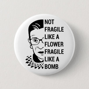 RBG, Ruth Bader Ginsburg, Feminist der RBG Button