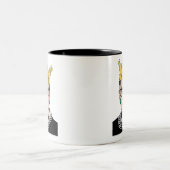 RBG Ruth Bader Ginsburg Feministischer Power Zweifarbige Tasse (Mittel)