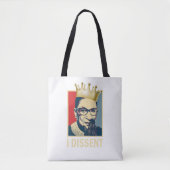 RBG, Ruth Bader Ginsburg, I Dissent Tasche (Vorderseite)