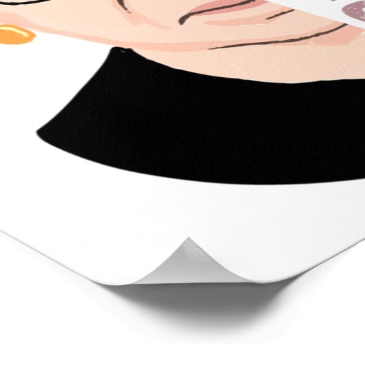 RBG Ruth Bader Ginsburg Poster (Ecke)