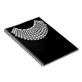 RBG, Ruth Bader Ginsburg, RBG Collar Notizblock (Rechte Seite)