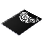 RBG, Ruth Bader Ginsburg, RBG Collar Notizblock (Linke Seite)