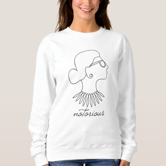 RBG Ruth Bader Ginsburg Sweatshirt (Vorderseite)