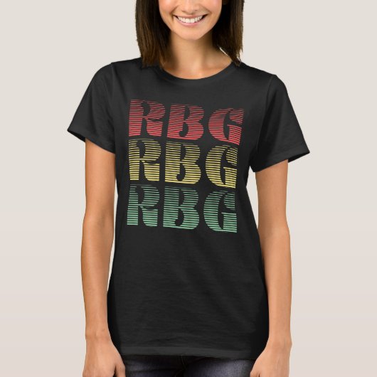 Rbg Ruth Bader Ginsburg T-Shirt (Vorderseite)