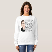 RBG Ruth Bader Ginsburg Tribut RIP Sweatshirt (Vorne ganz)