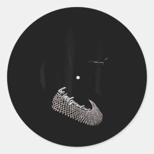 Rbg Ruth Bader Ginsburg - Unabhängiger Feminist Runder Aufkleber