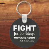 RBG Ruth Bader Ginsburg zitiert feministische Libe Schlüsselanhänger (Vorderseite)