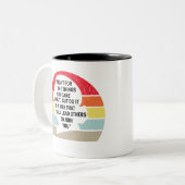 RBG, Ruth Bader Ginsburg Zweifarbige Tasse (Vorderseite Links)