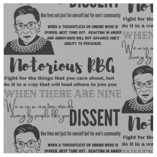 RBG und ihre Zitate Stoff
