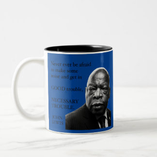 RBG und John Lewis Quote Tasse