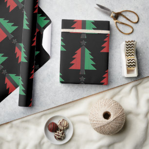 RBG UNIA Afroamerikanischer Kwanzaa Weihnachtsbaum Geschenkpapier